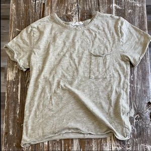 Sage Pocket Crop Tee